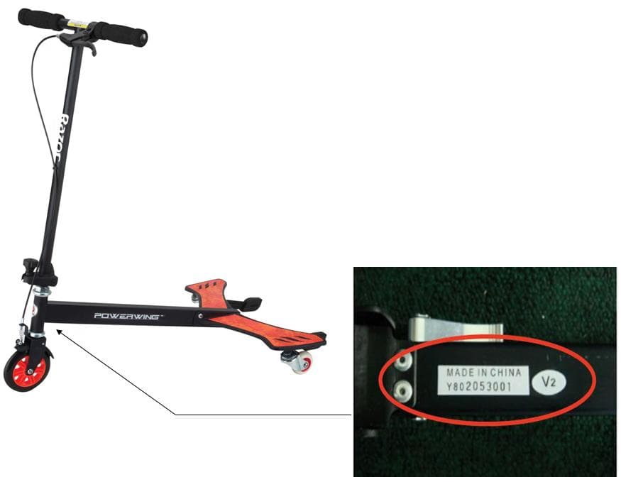 Razor® PowerWing™ Three-Wheeled Scooters - Image 1