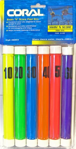 CORAL Swim 'N Score Pool Stix - Image 1