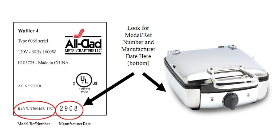 All-Clad 4-Square Belgian Waffle Makers - Image 1