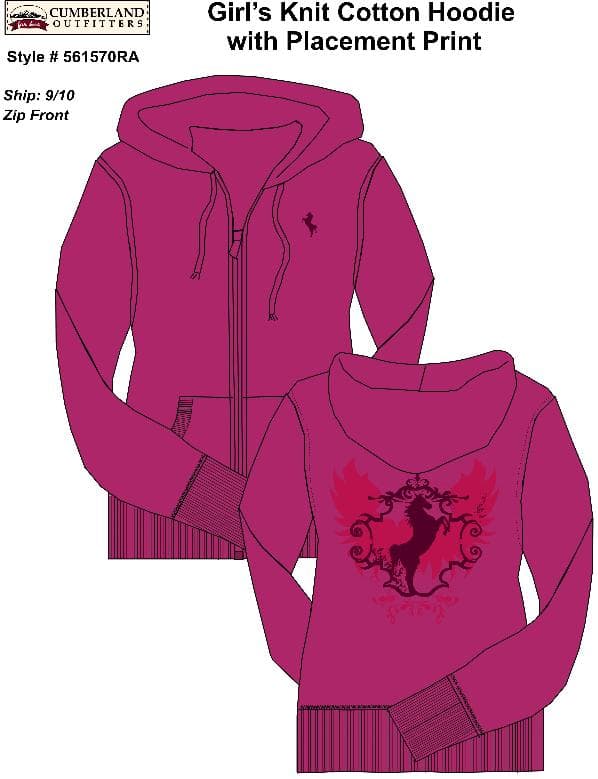 Cumberland Outfitters Girl's Hooded Sweatshirts - Image 2