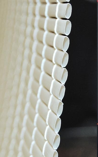 Oval Roll-up Blinds and Woolrich Roman Shades - Image 4