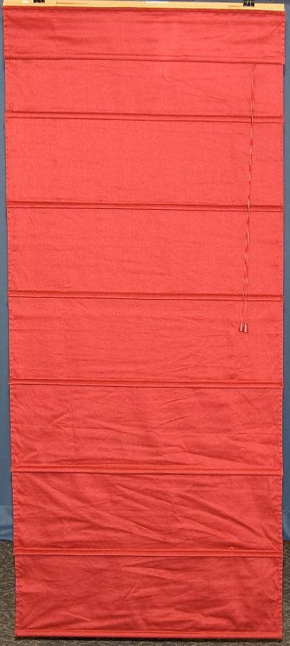 Oval Roll-up Blinds and Woolrich Roman Shades - Image 6