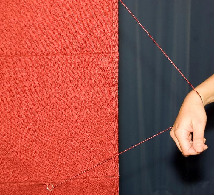 Oval Roll-up Blinds and Woolrich Roman Shades - Image 7