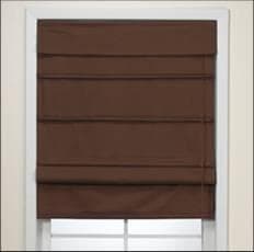 Thermal Sailcloth and Matchstick Bamboo Roman Shades - Image 1