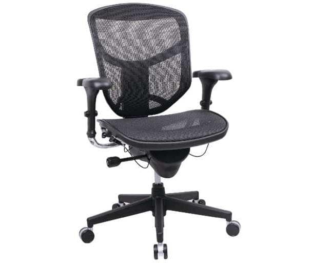 Quantum Realspace PRO™ 9000 Series Mid-Back Multifunction Mesh Chair and Multifunction Mesh Chair with Headrest - Image 1
