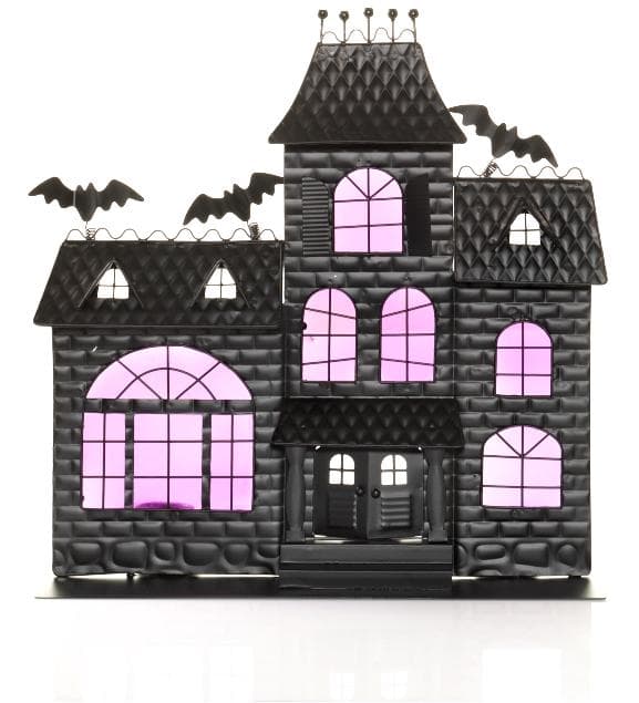 Haunted House Screen Tea Light Holders - Image 1