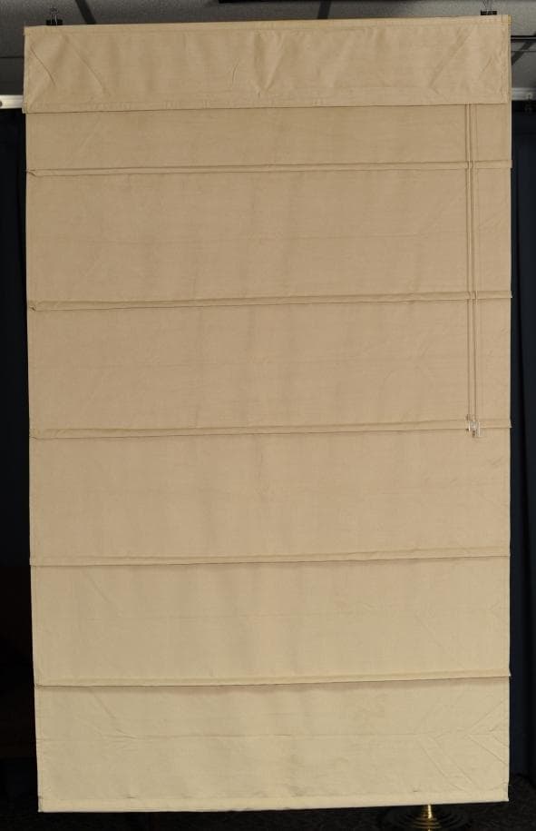 Faux Suede Roman Shades - Image 1