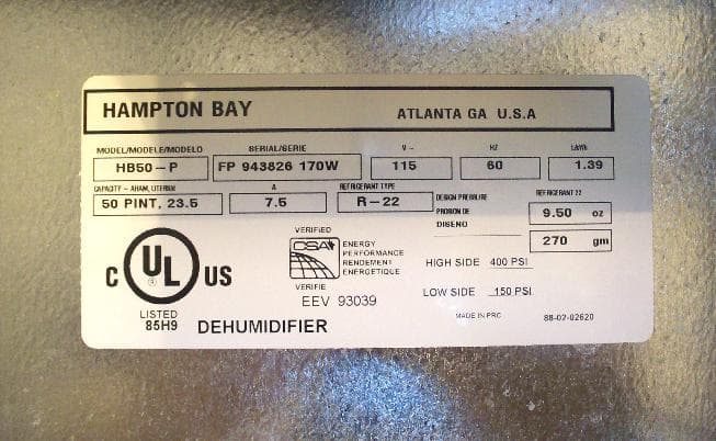 Hampton Bay Dehumidifiers - Image 2