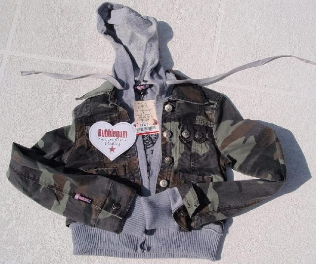Girls' Hooded Jackets with Drawstrings - Image 1