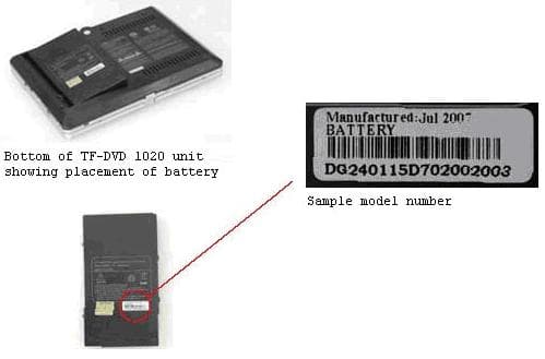 Rechargeable Batteries sold with Portable DVD/CD/MP3 Players - Image 2