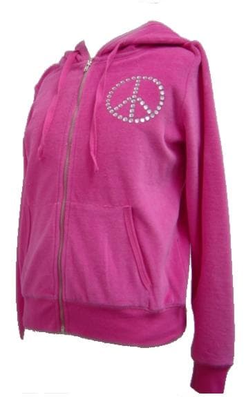 Children's Hooded Velour Sweatshirts with Drawstrings - Image 2