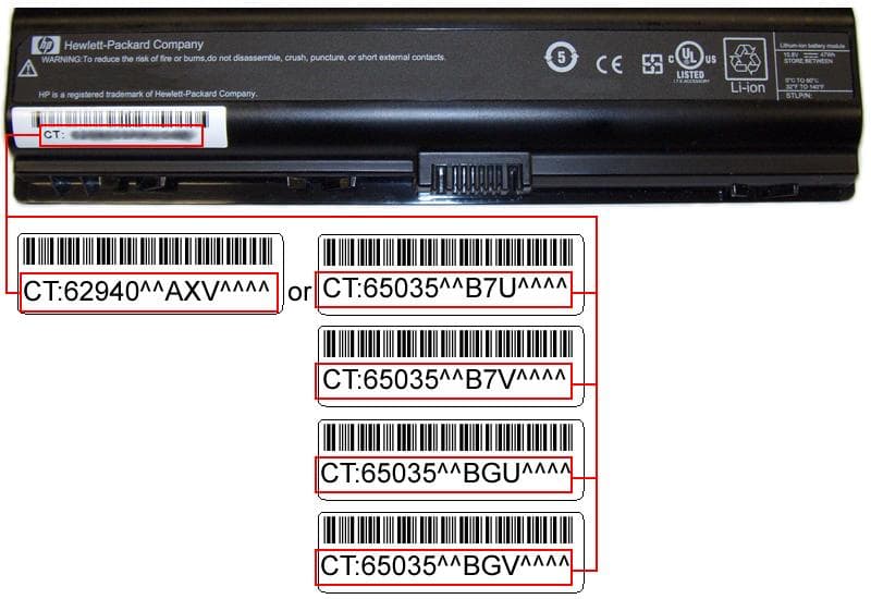 Lithium-Ion batteries used in Hewlett-Packard and Compaq notebook computers - Image 1