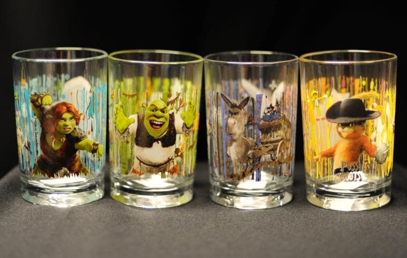 Shrek Forever After 3D Collectable Drinking Glasses - Image 1