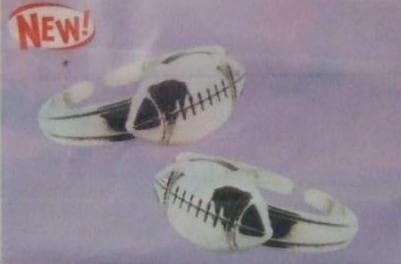 Children's Happy Charm Bracelets and Football Rings - Image 2