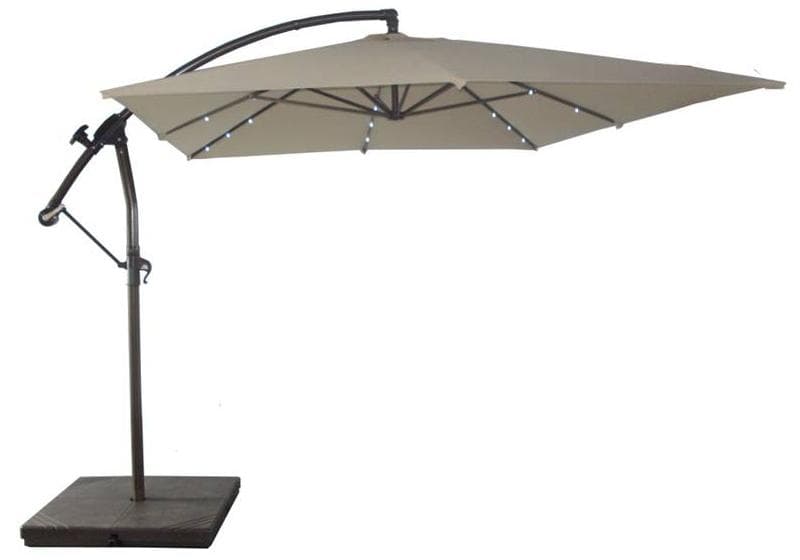 Solar Lighted Cantilever Umbrellas - Image 1