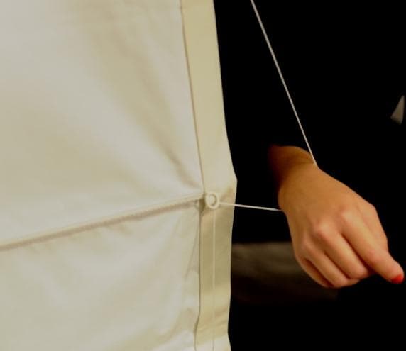 Roman Shades with Black-out Lining - Image 2