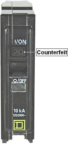 Counterfeit "Square D" Circuit Breakers - Image 2