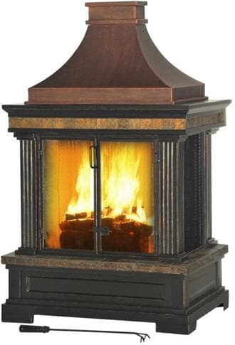Freestanding Steel Outdoor Fireplaces - Image 1