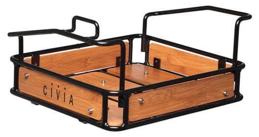 Carrier rack for mounting over front bicycle wheel - Image 1