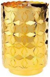 Metallic spinning candle holders with 12 soy tea lights - Image 1