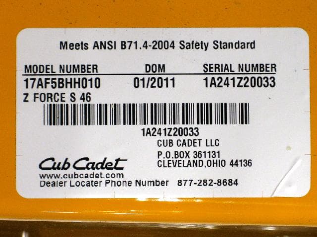 Cub Cadet riding lawn mowers - Image 1