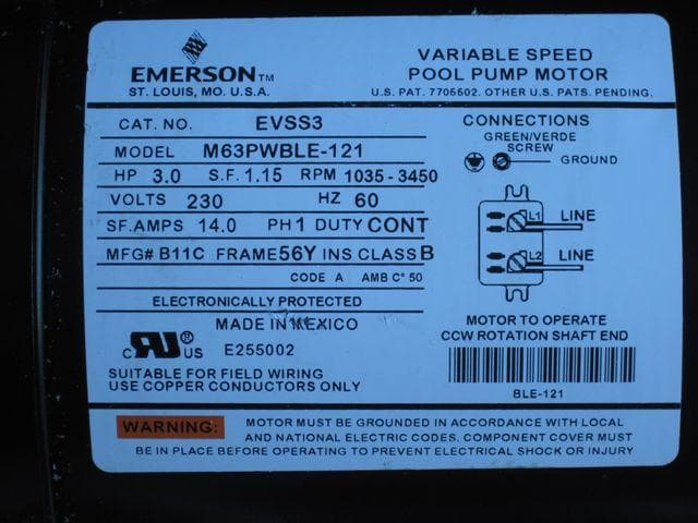 Ecotech EZ® Variable Speed pool pump motors - Image 2