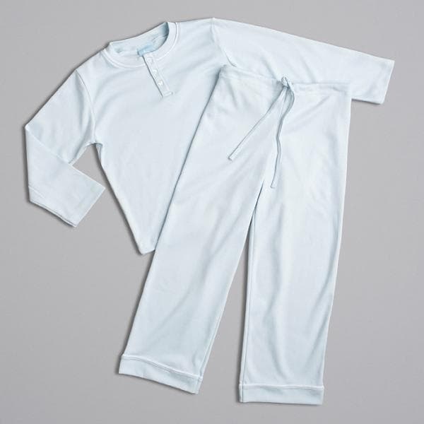 Children's Henley Pima Cotton Pajamas - Image 1