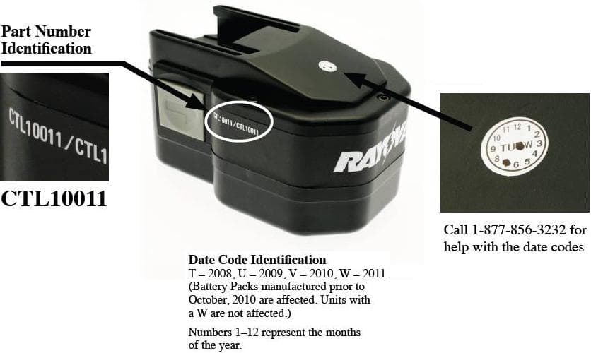 Rayovac NI-CD Cordless Tool Replacement Battery Packs - Image 2