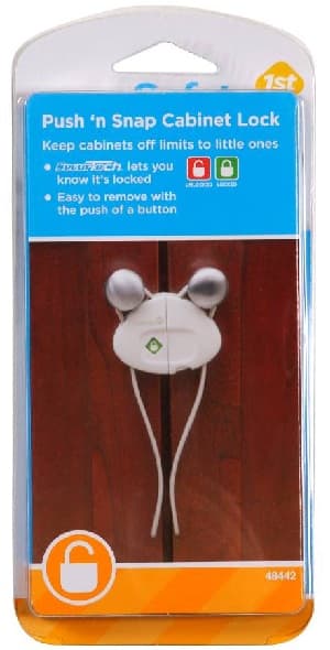 Push 'N Snap Cabinet Locks - Image 1