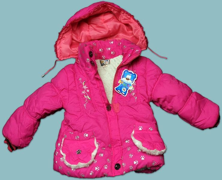 Girls' Winter Jackets with drawstrings - Image 2