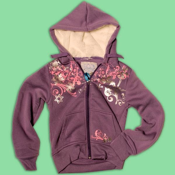 YMI girls' hooded sweatshirts with drawstrings - Image 2