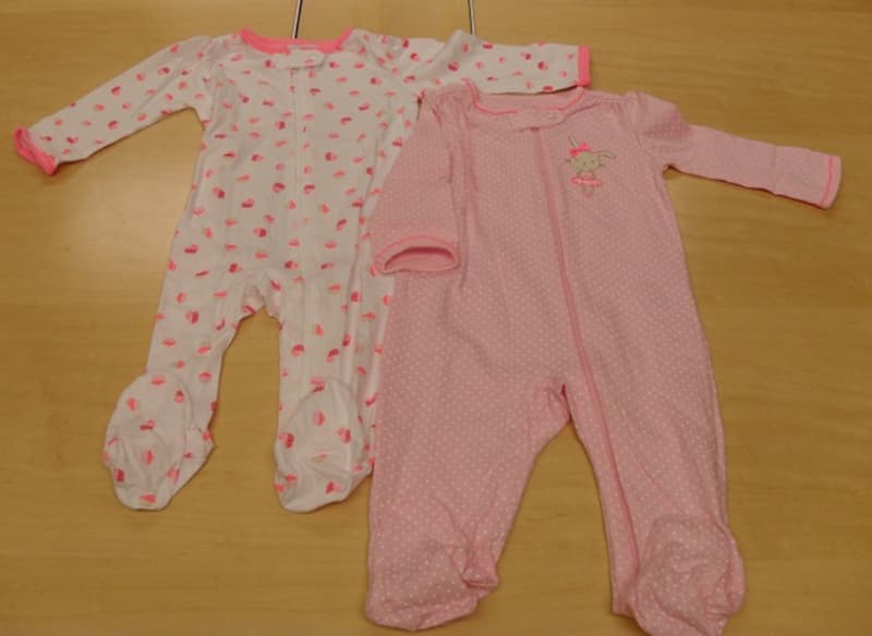 One-piece footed infant clothing with a zipper - Image 4