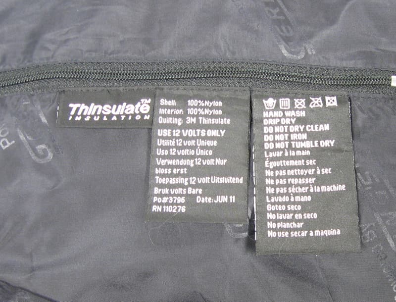 12-volt heated jacket liners - Image 2