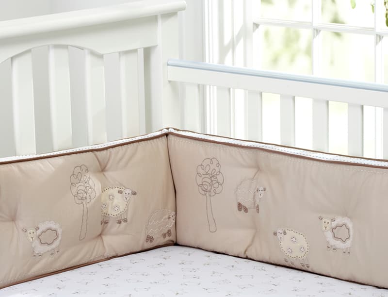 Sweet Lambie Crib Bumper - Image 2