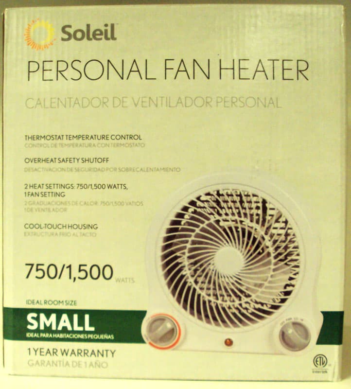 Soleil portable fan heaters - Image 2