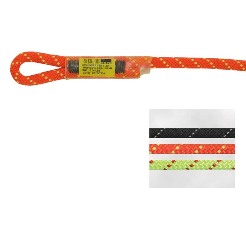 Sewn cord edge restraints, sewn eyes and sewn loops. - Image 4