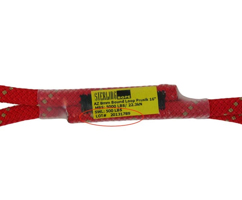 Sewn cord edge restraints, sewn eyes and sewn loops. - Image 5