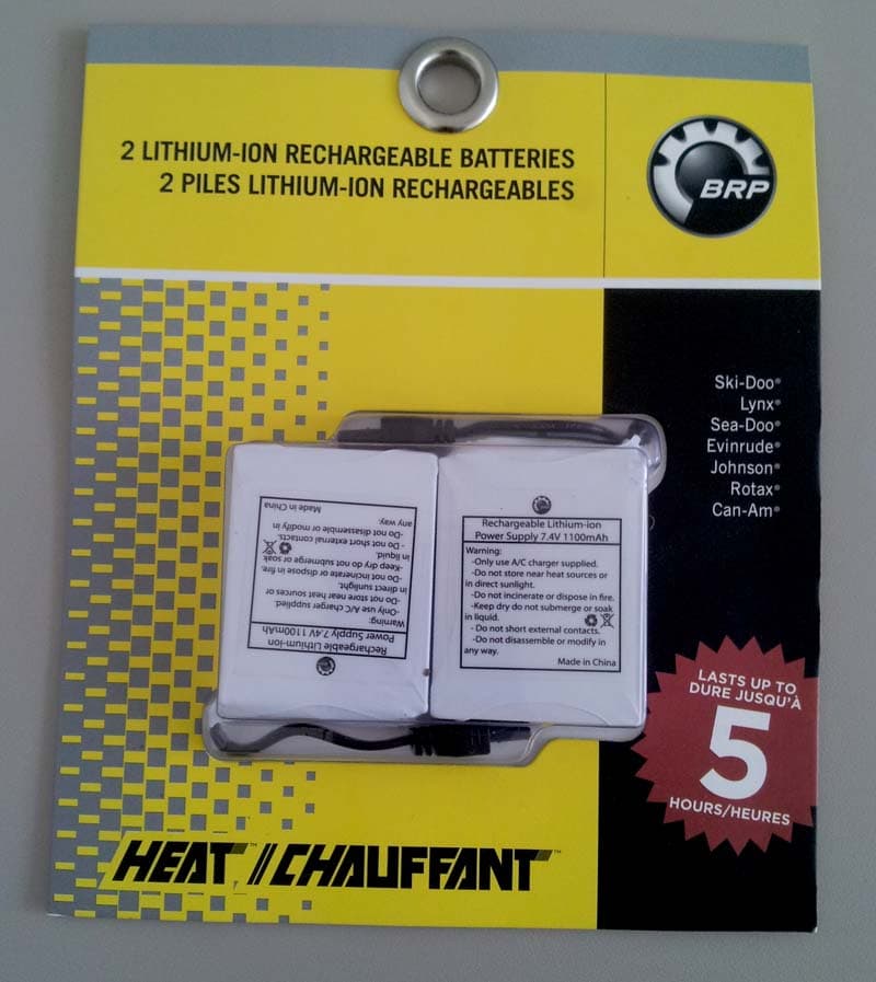 Ski-Doo® and Can-Am® heated gloves and Lithium-Ion Rechargeable Batteries. - Image 3