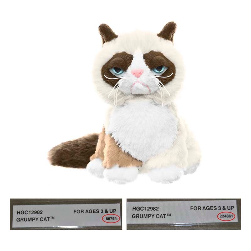 Three styles of Plush Grumpy Cat stuffed animal toys. - Image 2