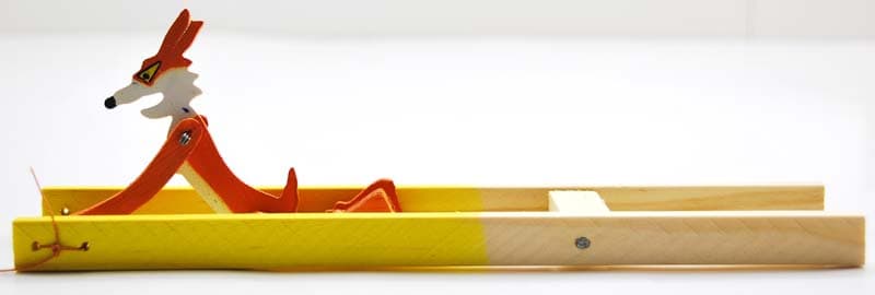 Wooden flipping acrobat toys - Image 1