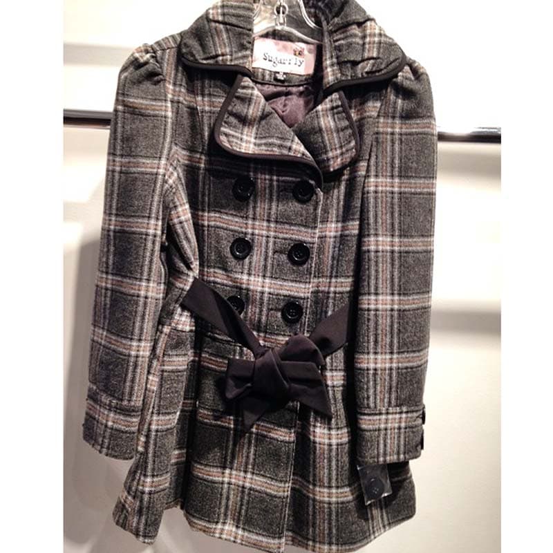 Girls' Sugarfly Peacoats with a waist drawstring - Image 2