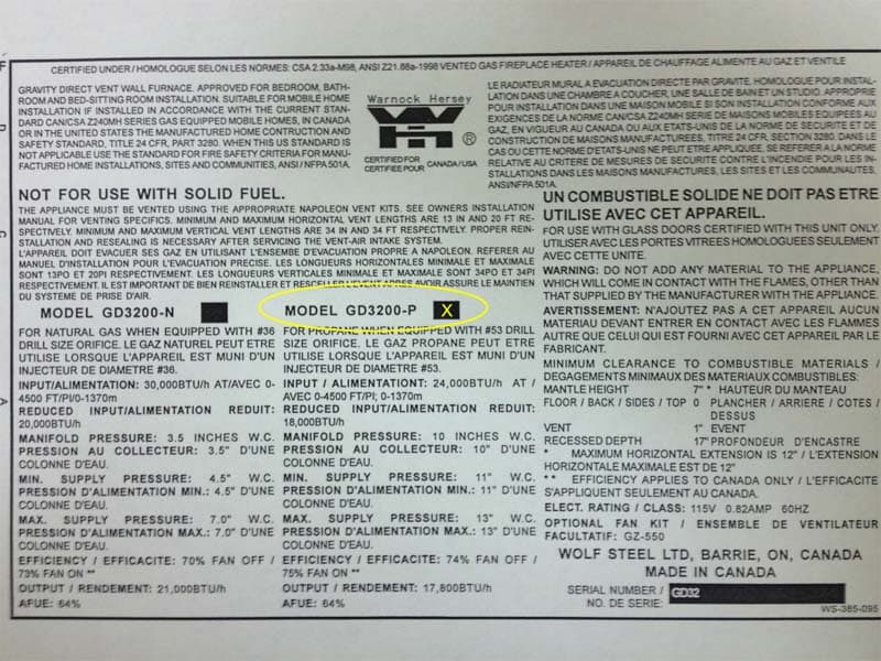 Napoleon GD3200-P and GD3200B-P Propane Gas Fireplaces - Image 3