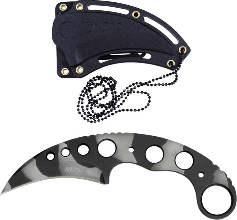 MTech USA Karambit Neck Knife and Sheath - Image 1