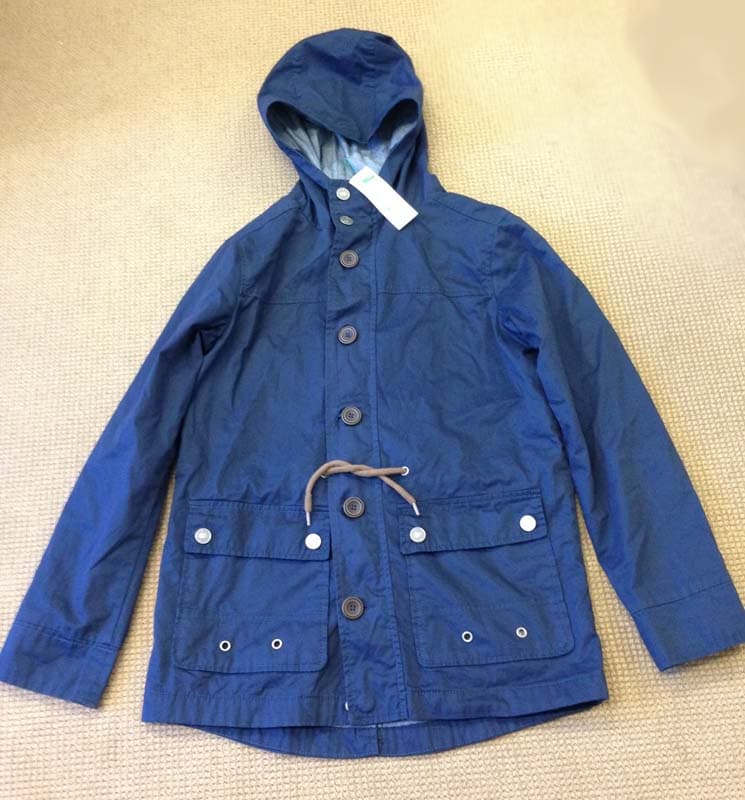 Boy's hooded jacket with a waist drawstring - Image 1