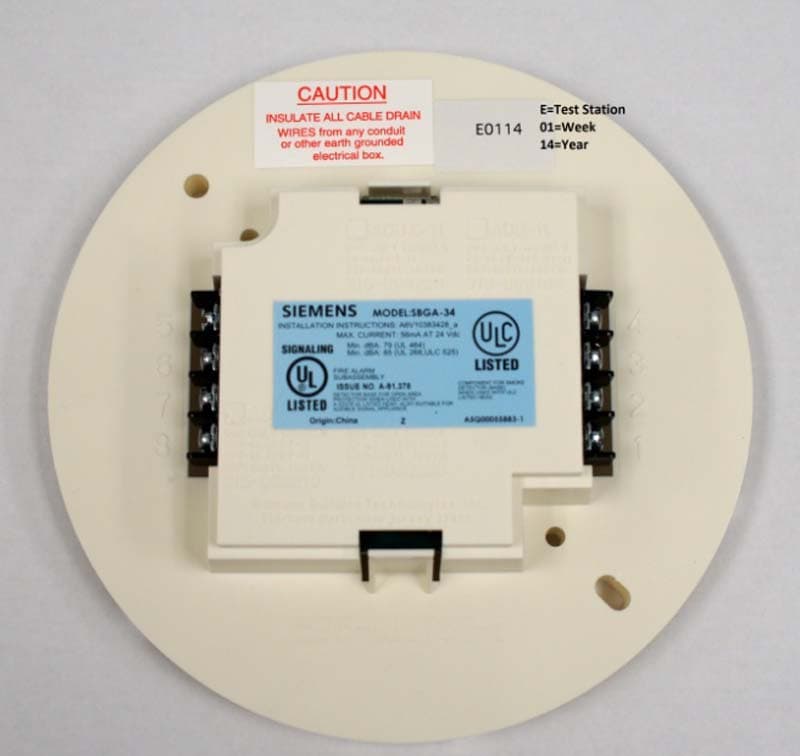 SBGA-34 Audible Fire Alarm Base - Image 1