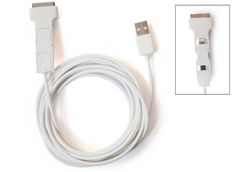 3-in-1 USB phone charger - Image 1