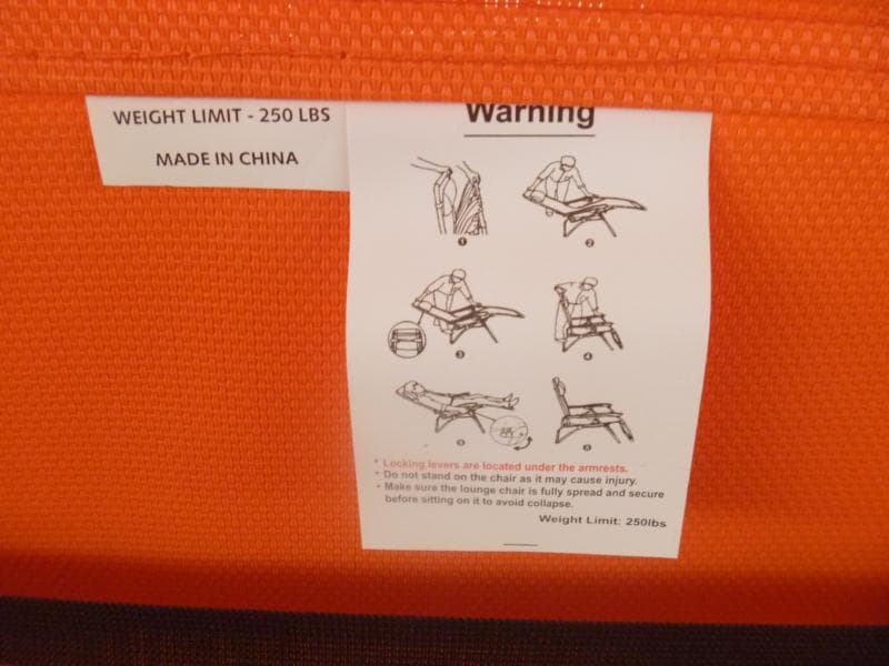 4Seasons folding lounge chair - Image 5