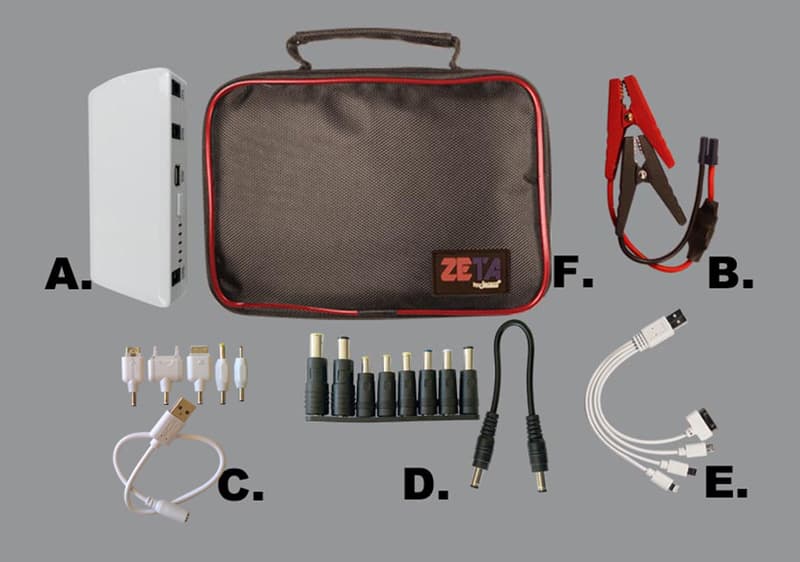 ZETA by Jackco Pocket Jump Starter - Deluxe Set - Image 1