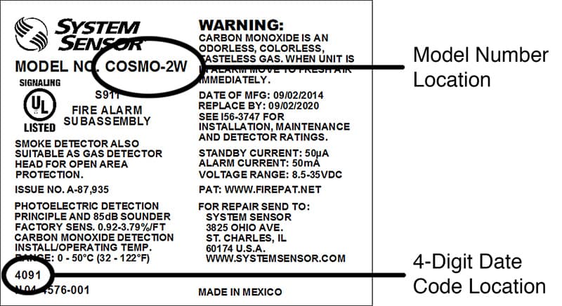 i4 Series System Sensor combination carbon monoxide (CO)/smoke detectors - Image 2