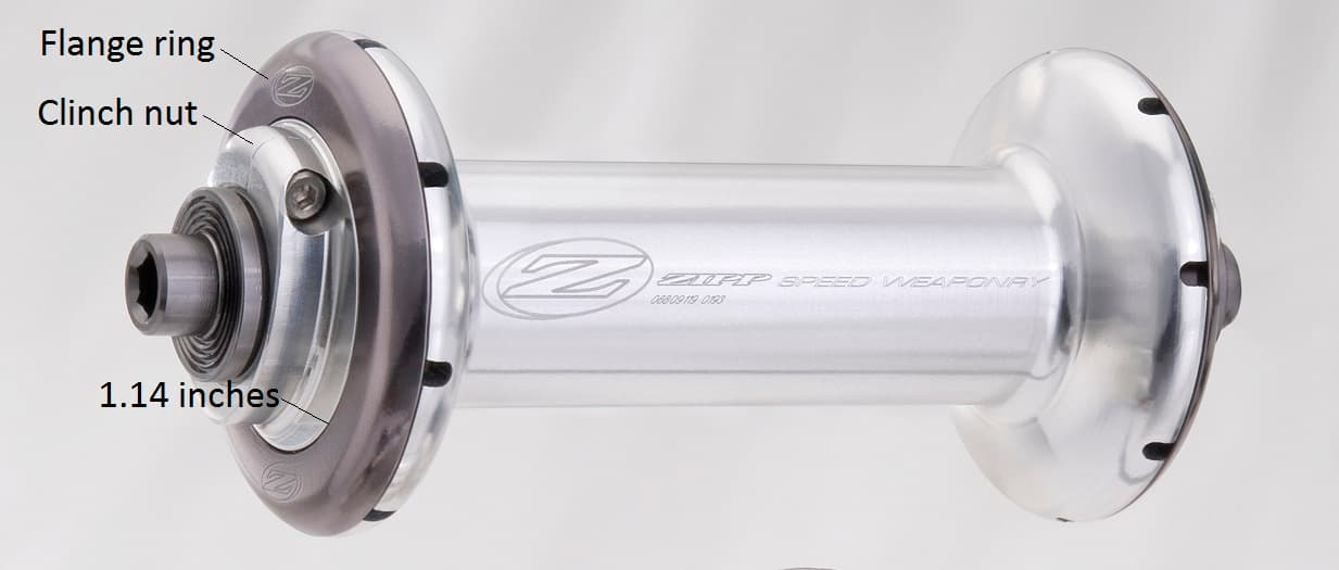 Zipp 88 aluminum hubs for bicycle wheels - Image 1